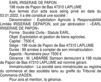 Contenu publication