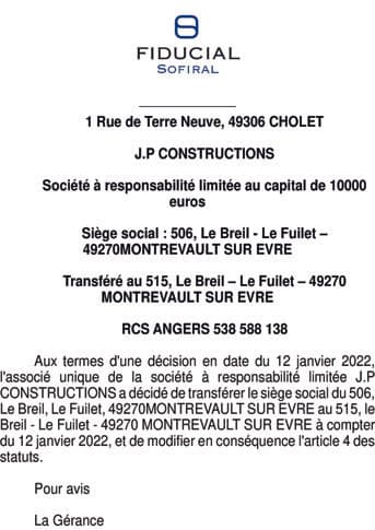 Contenu publication