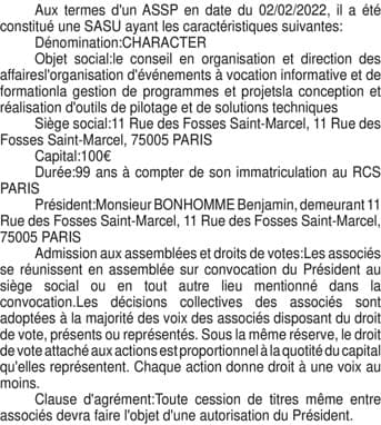 Contenu publication