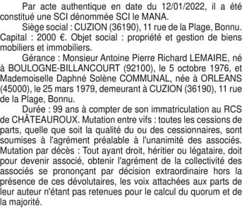 Contenu publication