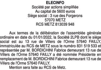 Contenu publication