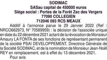 Contenu publication