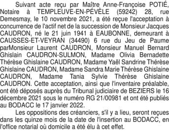 Contenu publication