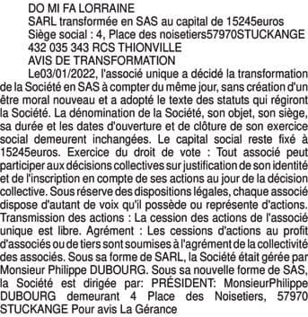 Contenu publication