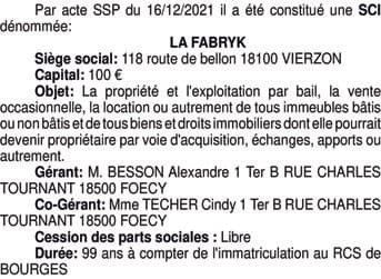 Contenu publication