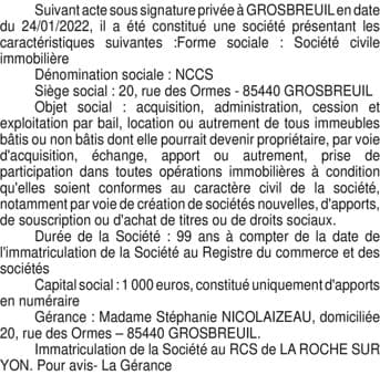 Contenu publication
