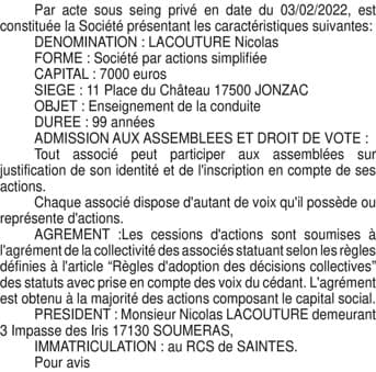 Contenu publication