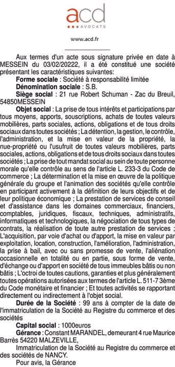 Contenu publication