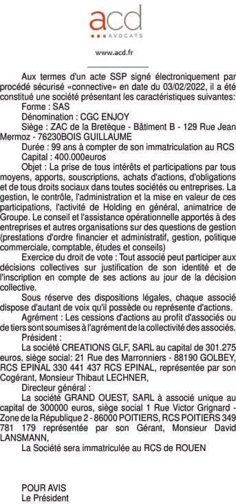 Contenu publication