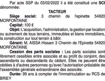 Contenu publication