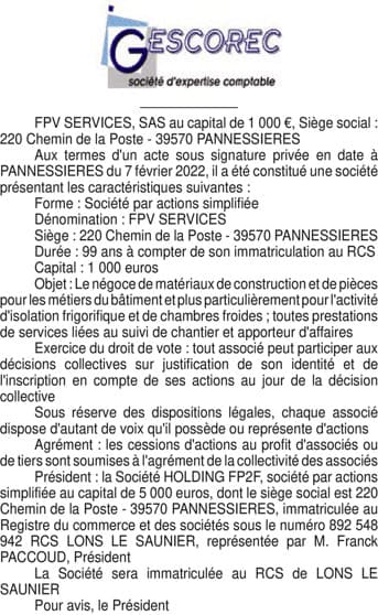 Contenu publication