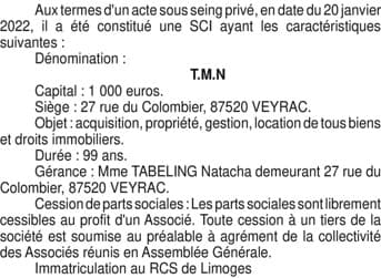 Contenu publication