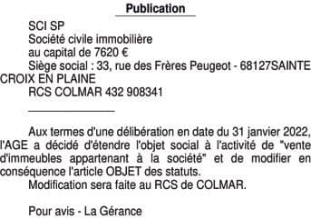 Contenu publication