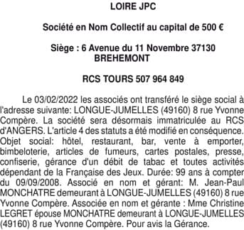 Contenu publication