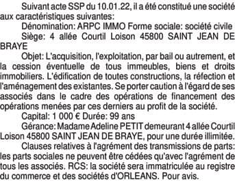 Contenu publication
