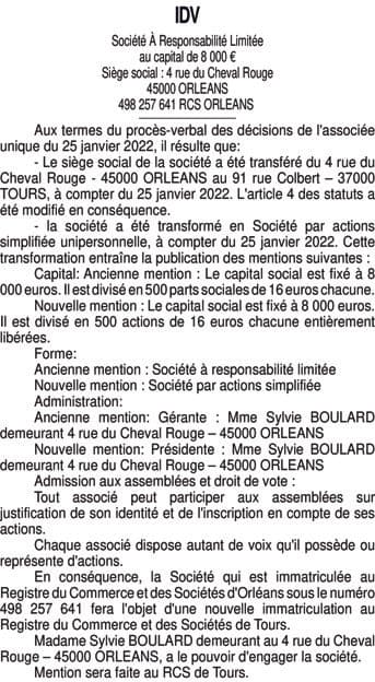 Contenu publication