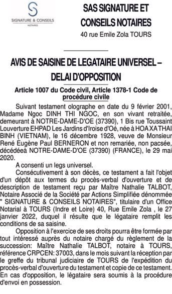 Contenu publication