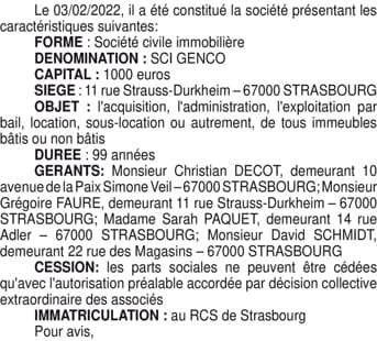 Contenu publication
