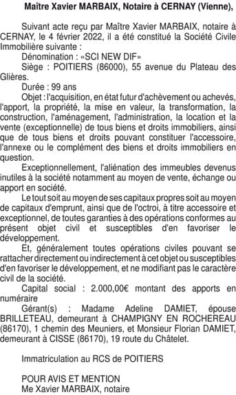 Contenu publication
