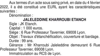 Contenu publication
