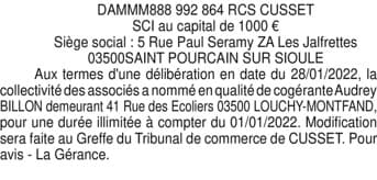 Contenu publication