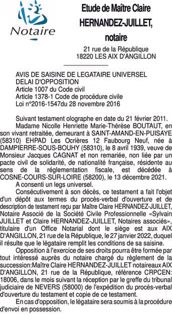 Contenu publication