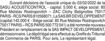 Contenu publication