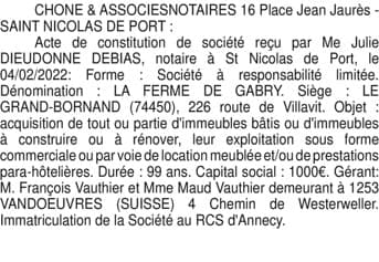Contenu publication