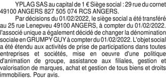 Contenu publication