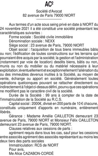 Contenu publication