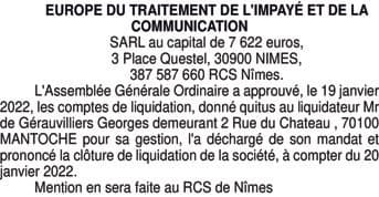 Contenu publication