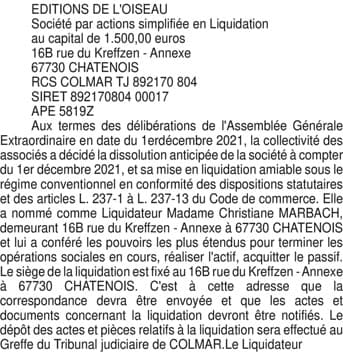 Contenu publication