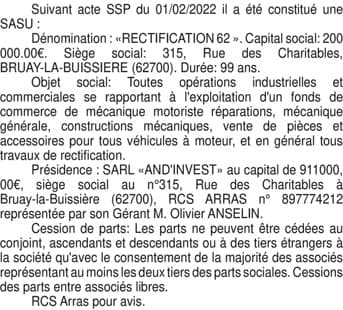 Contenu publication