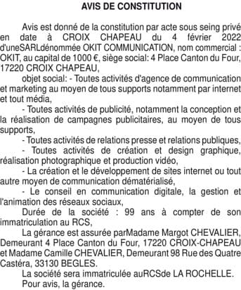 Contenu publication