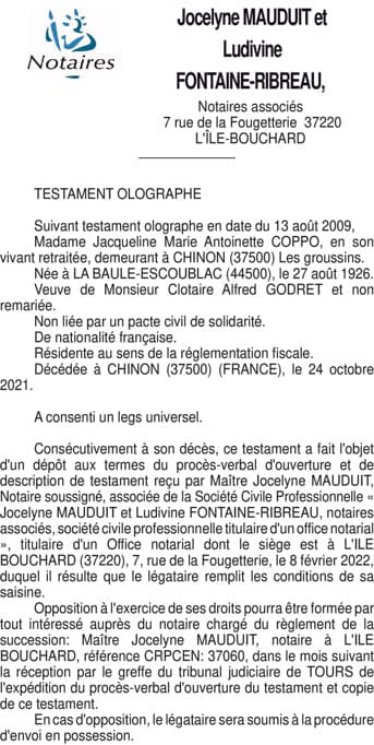 Contenu publication