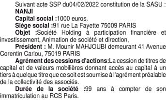 Contenu publication