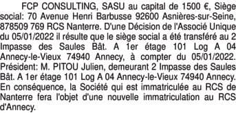 Contenu publication