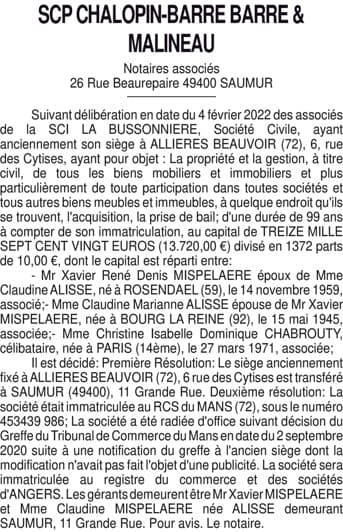 Contenu publication