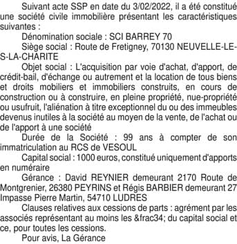 Contenu publication