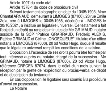 Contenu publication