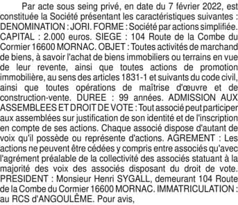 Contenu publication