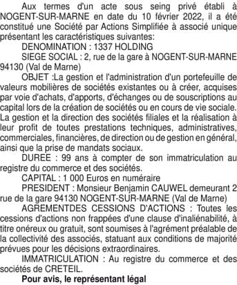 Contenu publication