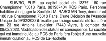 Contenu publication