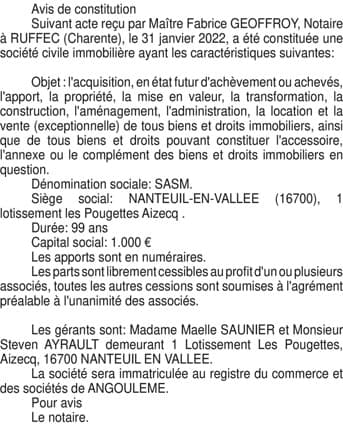 Contenu publication