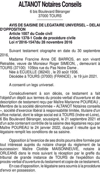 Contenu publication