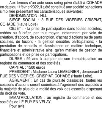 Contenu publication