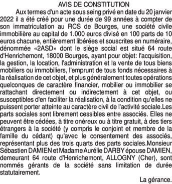 Contenu publication