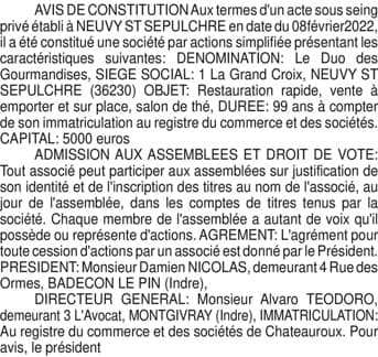 Contenu publication