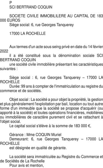 Contenu publication