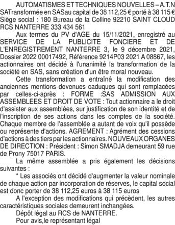 Contenu publication
